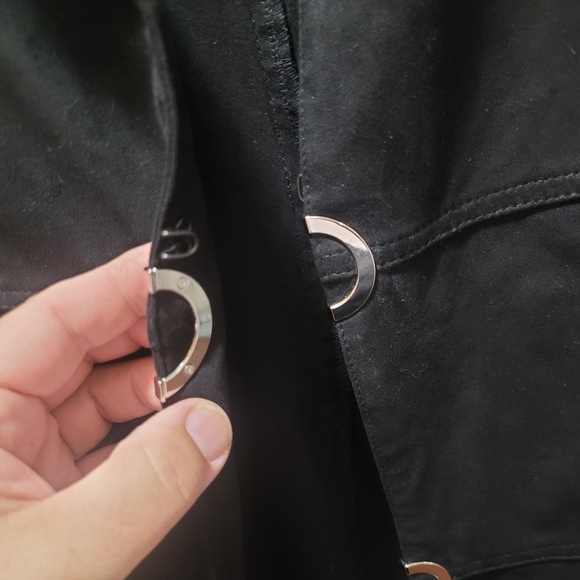 Marie Claire Black Blazer Light Jacket L - Picture 3 of 9